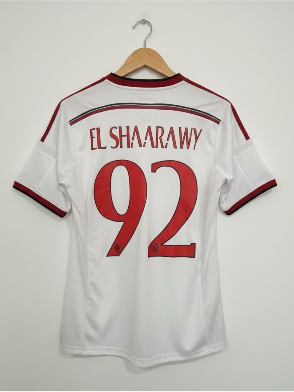 Ac Milan 2013-2014 
El Shaarawy Seria A Soccer Embroidered Away Adidas Jersey